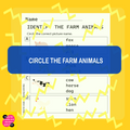 Circle the Farm Animals - Activity to Do in the Classroom